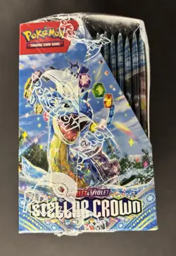 Pokemon TCG Scarlet & Violet Stellar Crown Booster Box - 36 Packs Sealed - Image 2