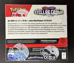 Pokemon TCG Scarlet & Violet Stellar Crown Booster Box - 36 Packs Sealed - Image 5