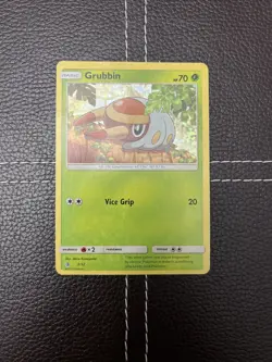 Pokemon TCG - Grubbin - 2/12 - McDonald's Promos 2017 - MP Holo - Image 1