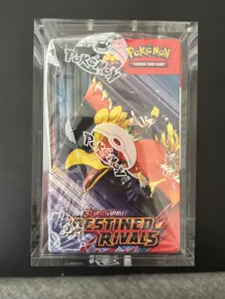 Pokemon Destined Rivals Booster Box Sealed with Acrylic Case - Image 5
