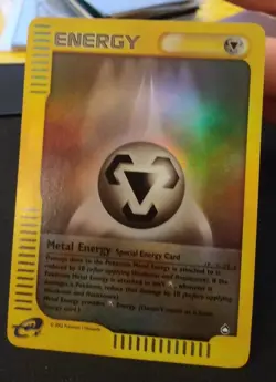 Metal Energy 143/147 Special Energy Rare Pokemon TCG Aquapolis Reverse Holo 2002 - Image 1