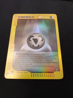 Metal Energy 143/147 Special Energy Rare Pokemon TCG Aquapolis Reverse Holo 2002 - Image 2