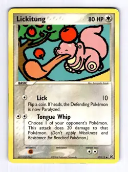 Lickitung FireRed & LeafGreen #37 (2004) Uncommon MP Pokemon - Image 1