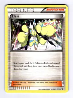 Elesa Legendary Treasures: Radiant Collection #RC20 Common Holo NM Pokemon - Image 1