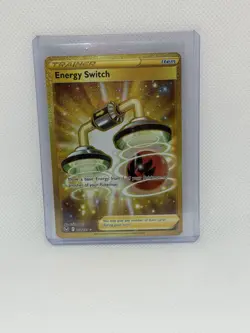 2022 Pokemon Sword & Shield: Silver Tempest Energy Switch Secret #212/195 NM - Image 1
