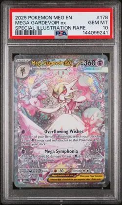 PSA 10 MEGA GARDEVOIR EX #178 SPECIAL ILLUSTRATION RARE 2025 POKEMON MEG EN MEGA - Image 1