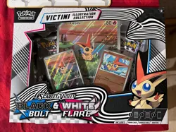 Pokemon TCG Victini Illustration Collection Box Black Bolt & White Flare sealed - Image 1