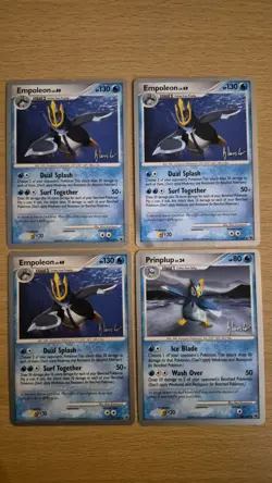 Pokemon TCG Majestic Dawn World Championship 2008 Empoleon Prinplup bundle - Image 1