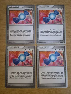Pokemon TCG Great Encounters World Championship 2008 Rare Candy x4 Bundle - Image 1