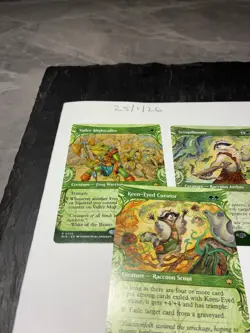 Magic the Gathering MTG Assorted Green x3 Rare Showcase Cards NM/M Bloomburrow - Image 3