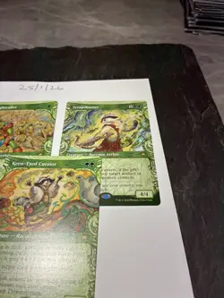 Magic the Gathering MTG Assorted Green x3 Rare Showcase Cards NM/M Bloomburrow - Image 4