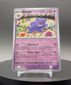 Pokemon Card Gengar Pokemon 151 Reverse Holo Rare 094/165 Near Mint - Image 1