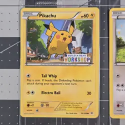 Pokemon Sealed Build A Bear Promo Eevee And Pikachu 63/98 20/108 Cards - Image 2