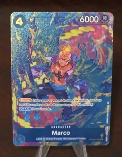 One Piece Card Game TCG Marco PRB02-008 Alt Art M/NM Condition - Image 1