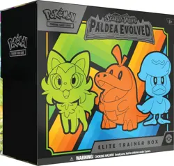 POKEMON SCARLET & VIOLET PALDEA EVOLVED ELITE TRAINER 10 BOX CASE BLOWOUT CARDS - Image 1