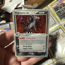 Mightyena ex 101/110 Pokemon 2006 Holon Phantoms Holo Rare - Image 1