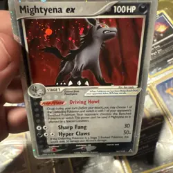 Mightyena ex 101/110 Pokemon 2006 Holon Phantoms Holo Rare - Image 3