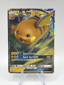 Raichu GX SM213 Pokemon TCG Hidden Fates Black Star Promo - Image 1