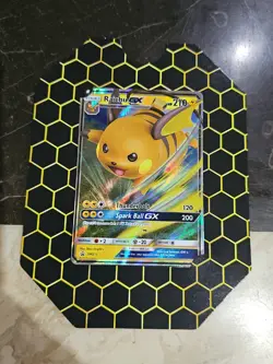 Pokemon Card - Raichu GX - SM213 - SM Black Star Promo - Image 1