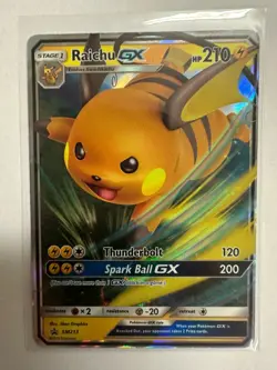 Raichu GX SM213 Pokemon TCG Hidden Fates Black Star Promo - Image 1