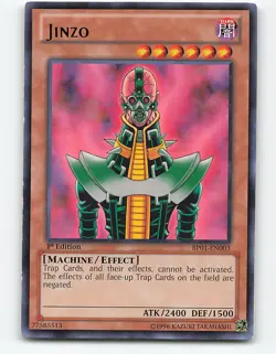 Jinzo #BP01-EN003 Rare 1st Edition Yugioh Card - Image 1
