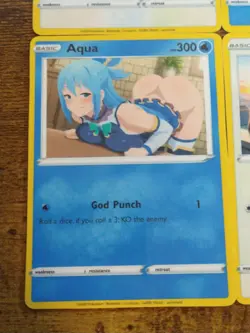 Beautiful Waifu 6 Card Lot - Anime Goddess Cards Aqua Asuna Mikasa Tsunade - Image 2