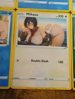 Beautiful Waifu 6 Card Lot - Anime Goddess Cards Aqua Asuna Mikasa Tsunade - Image 3