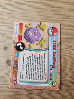 Koffing #109 Pokemon Topps trading cards LP - Image 2