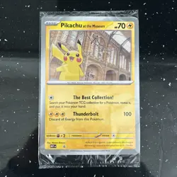 Pokemon x Natural History Museum Promo - Pikachu At The Museum JUMBO card - Image 1