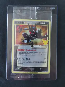 Greninja Gold Star SWSH144 Celebrations Black Star Promo Card Sealed Pokemon - Image 1