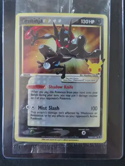 Greninja Gold Star SWSH144 Celebrations Black Star Promo Card Sealed Pokemon - Image 3