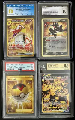 576 Pokemon Modern full art Holos 4 Graded cards a lot of GX,EX,Vsar,VMAX, - Image 2