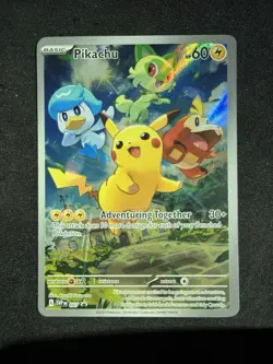 Scarlet & Violet Paldea Evolved Pikachu #27 SVP en Pikachu Promo Card - Image 2