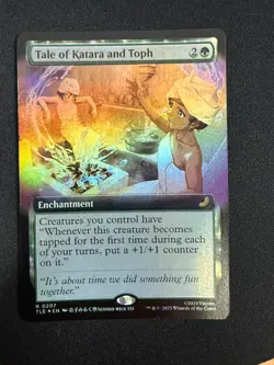 Tale of Katara and Toph (EXTENDED FOIL) - Avatar (MTG) NM - Image 1