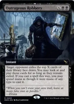 Outrageous Robbery (Extended Art) R Murders at Karlov Manor 402 NM - Image 1