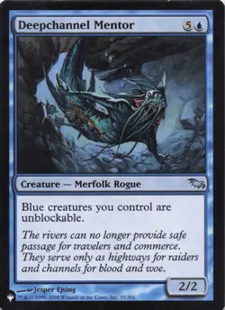 Deepchannel Mentor The List Regular Uncommon #35 NM MTG - Image 1