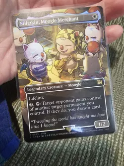 Stiltzkin, Moogle Merchant (Borderless) (Chocobo Track Foil) Final Fantasy Foil - Image 1
