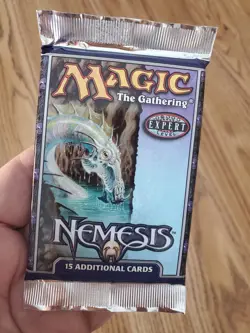 MAGIC THE GATHERING Lot of Three (3) NEMESIS Factory Sealed Booster Packs - Image 3