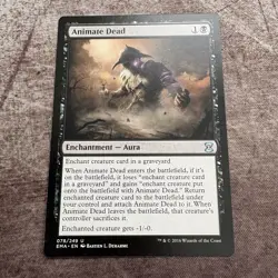 Animate Dead - Eternal Masters - MTG Magic the Gathering - LP - Image 1