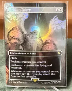 MTG Final Fantasy Brilliant Wings Borderless Foil R 0454 NM - Image 2