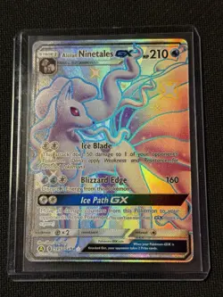 Pokemon TCG Alolan Ninetales GX Hidden Fates: Shiny Vault SV53/SV94 - Image 1