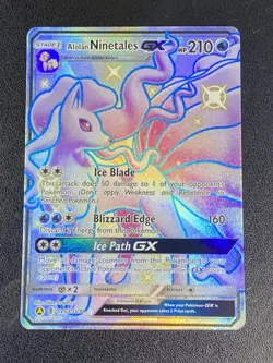 ✨Shiny Alolan Ninetales GX✨ Pokemon Hidden Fates: Shiny Vault SV53/SV94 MINT! - Image 2