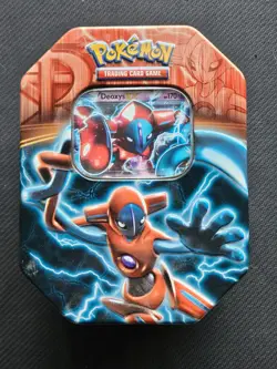 Pokemon 2013 DEOXYS EX Fall Tin, Black & White "OPENED" - Image 1