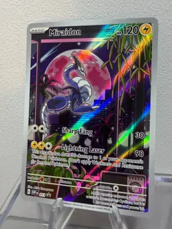 Pokemon TCG Miraidon SVP013 Pokemon Center Stamped Black Star Promo NM/M - Image 1