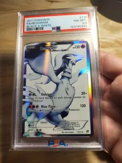 2011 Pokemon Black & White Reshiram 113/114 PSA 8.5 Rare - Image 2