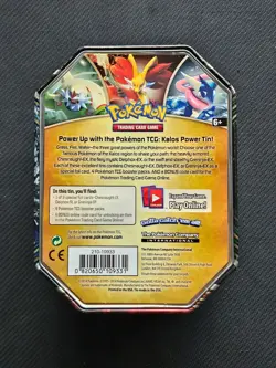 Pokemon 2014 XY Kalos Powers Tin Greninja EX "OPENED" - Image 3