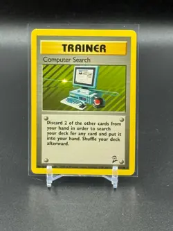 2000 Pokemon Base Set 2 Trainer Computer Search #101 - Image 1
