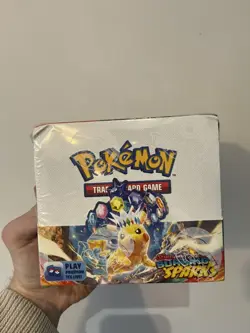 Pokemon Surging Sparks Booster Box Sealed Smal Dents In Corner See Photos - Image 1