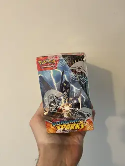 Pokemon Surging Sparks Booster Box Sealed Smal Dents In Corner See Photos - Image 3