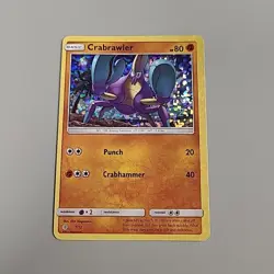 Crabrawler 7/12 McDonald's Collection 2017 Rare Holo Pokemon TCG - Image 1